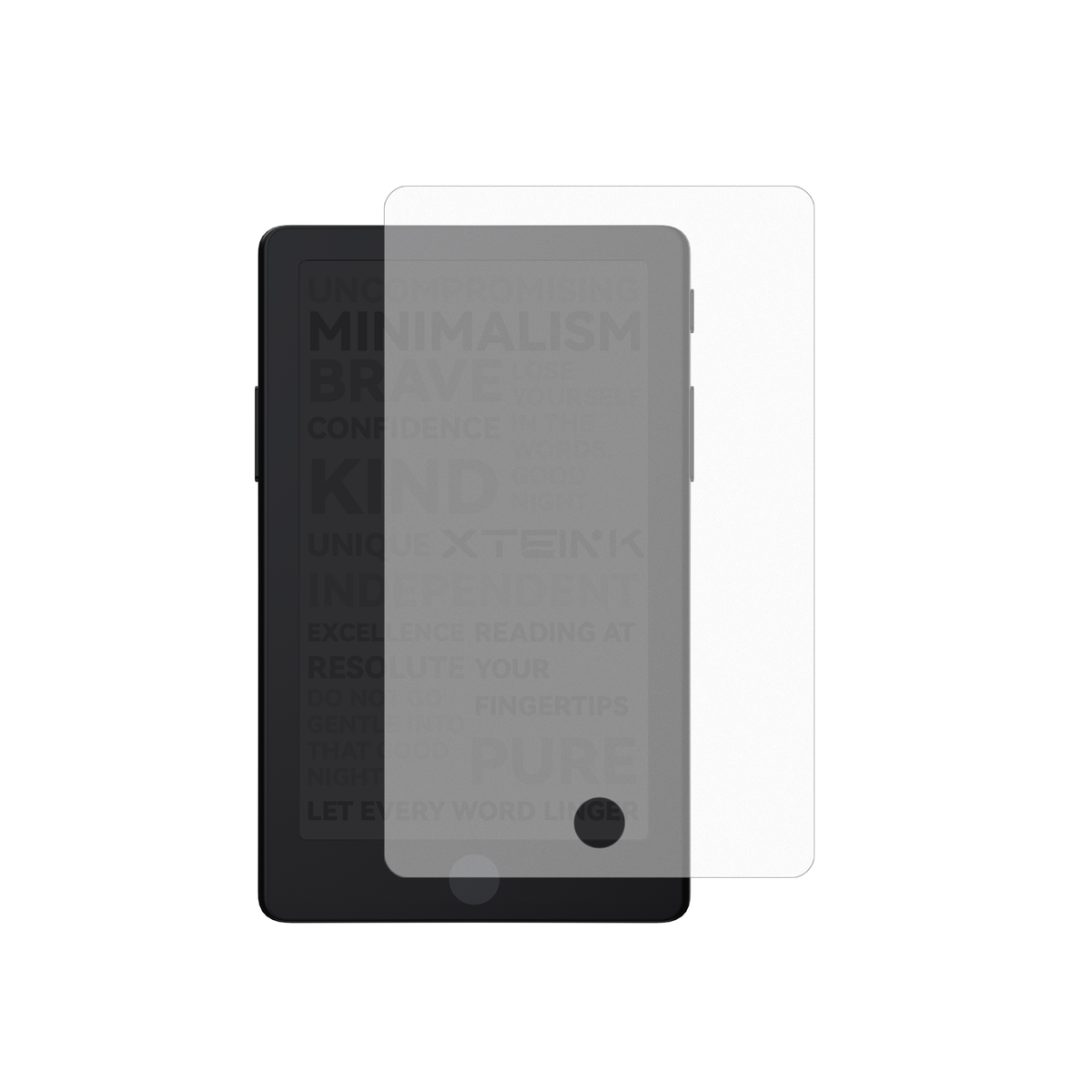 Matte screen protector film for a phone screen, clear protective cover