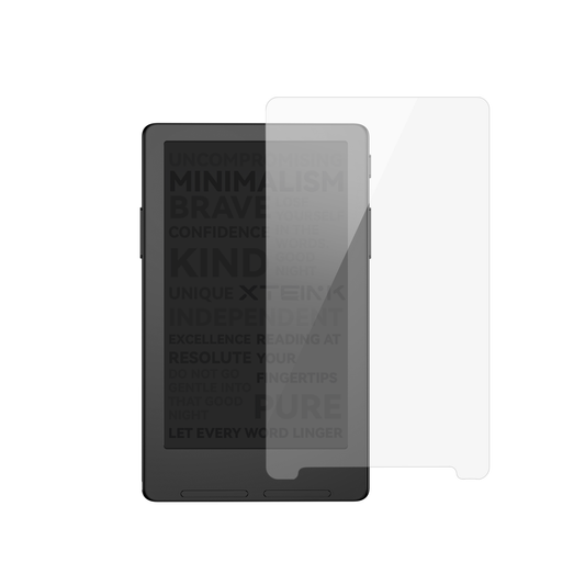 Tempered glass screen protector with rounded corners, clear fit for smartphone display
