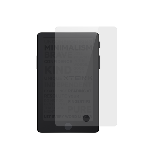 Tempered glass screen protector for Xteink X4 Pro, clear with rounded corners
