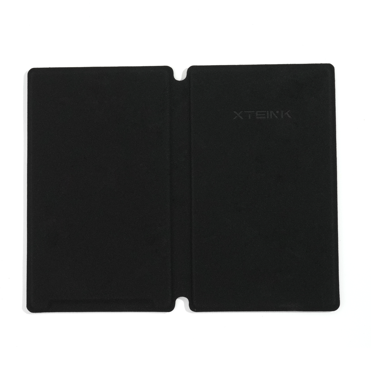 Black magnetic e-reader folio case with two-panel cover