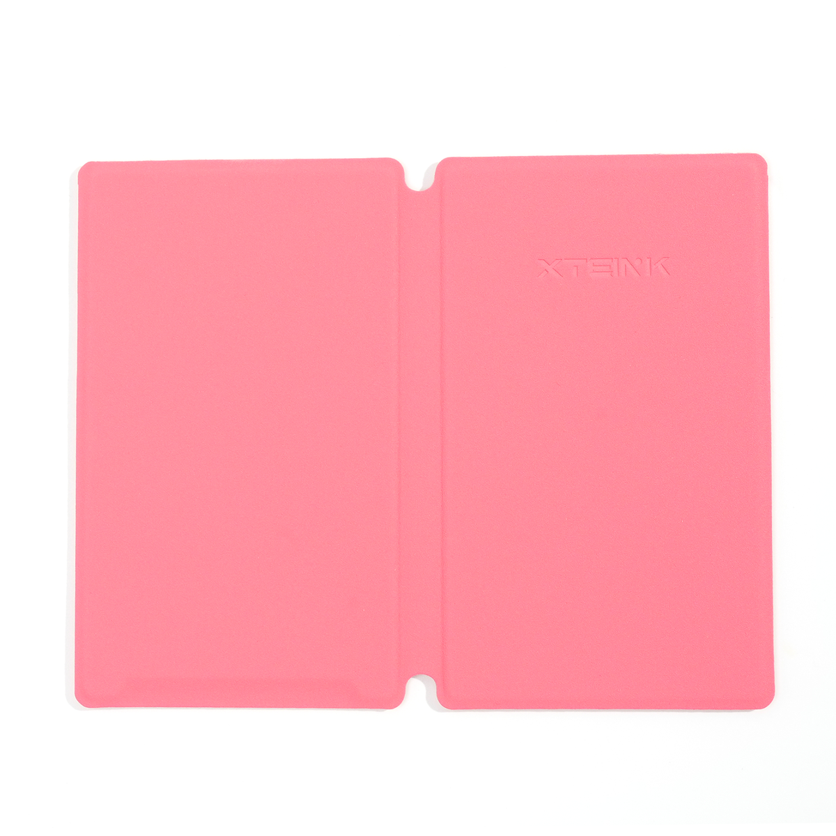 Pink magnetic e-reader folio case with two-panel flip cover
