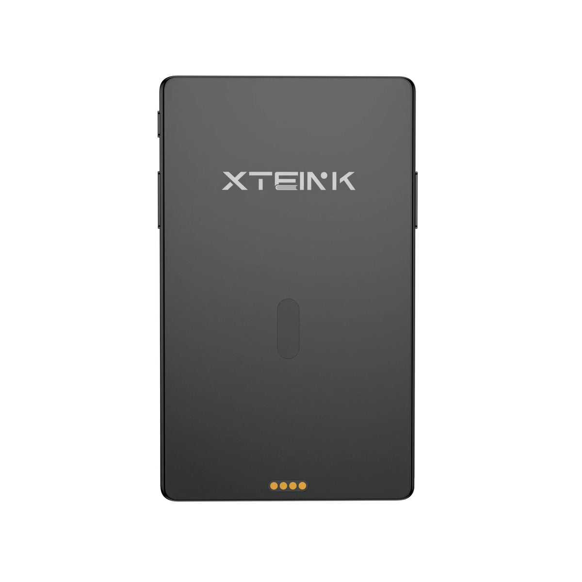 Xteink pocket eReader with dark front screen and XTEINK logo at center