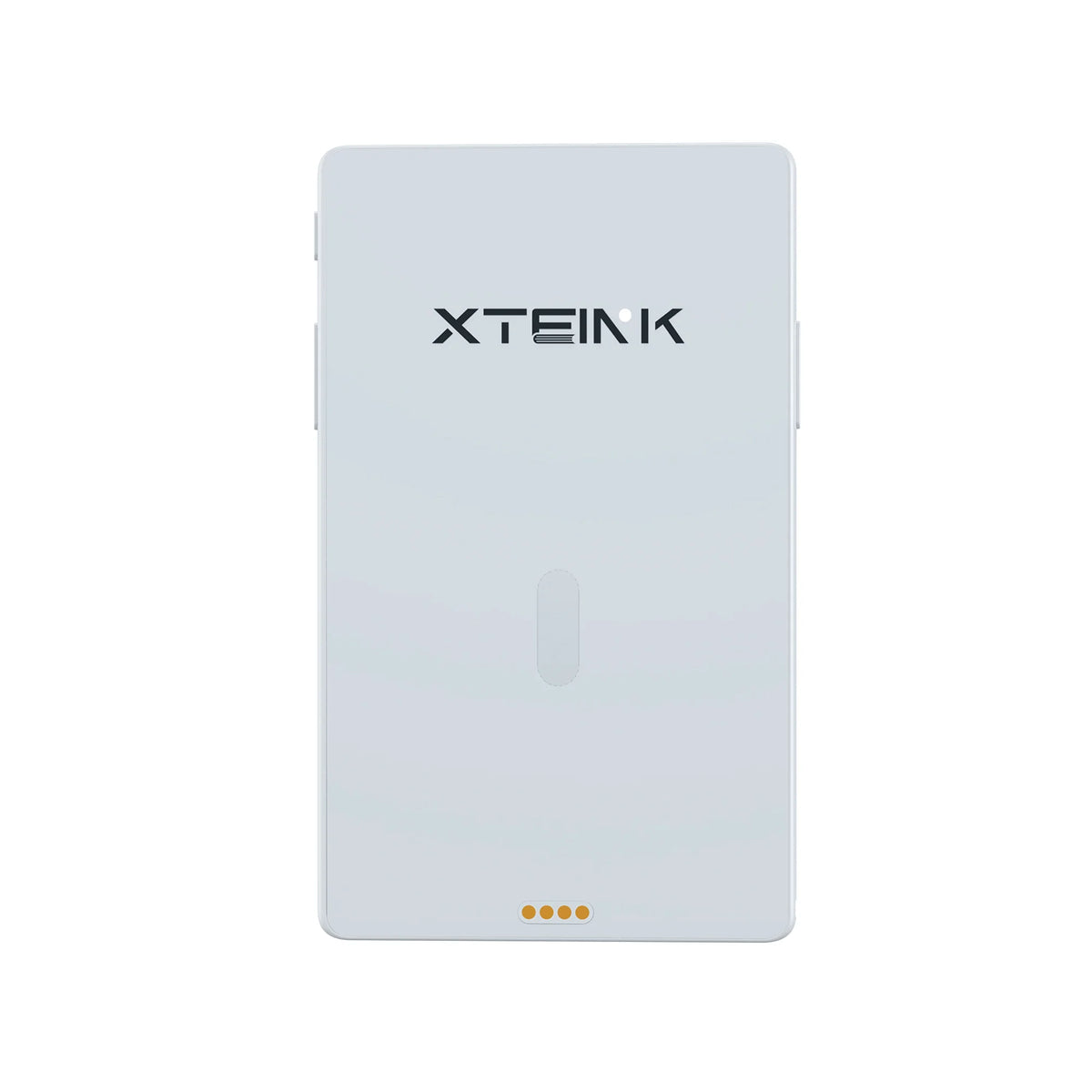 Xteink pocket eReader with light screen and XTEINK logo on pale back