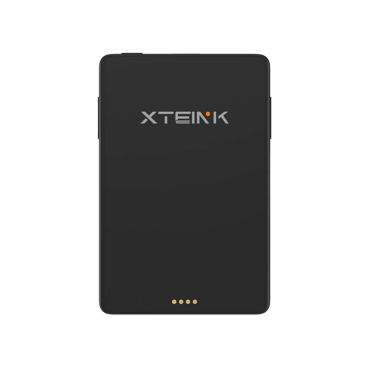 Black Xteink pocket eReader back with XTEINK logo and battery indicator.