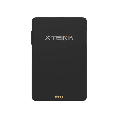 Black Xteink pocket eReader back with XTEINK logo and battery indicator.
