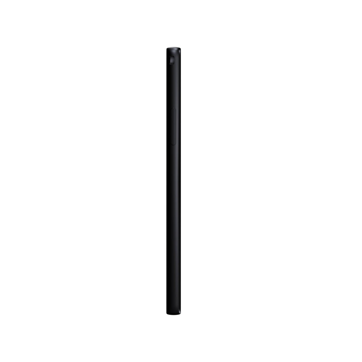 Black pocket eReader thin side profile, smooth edge