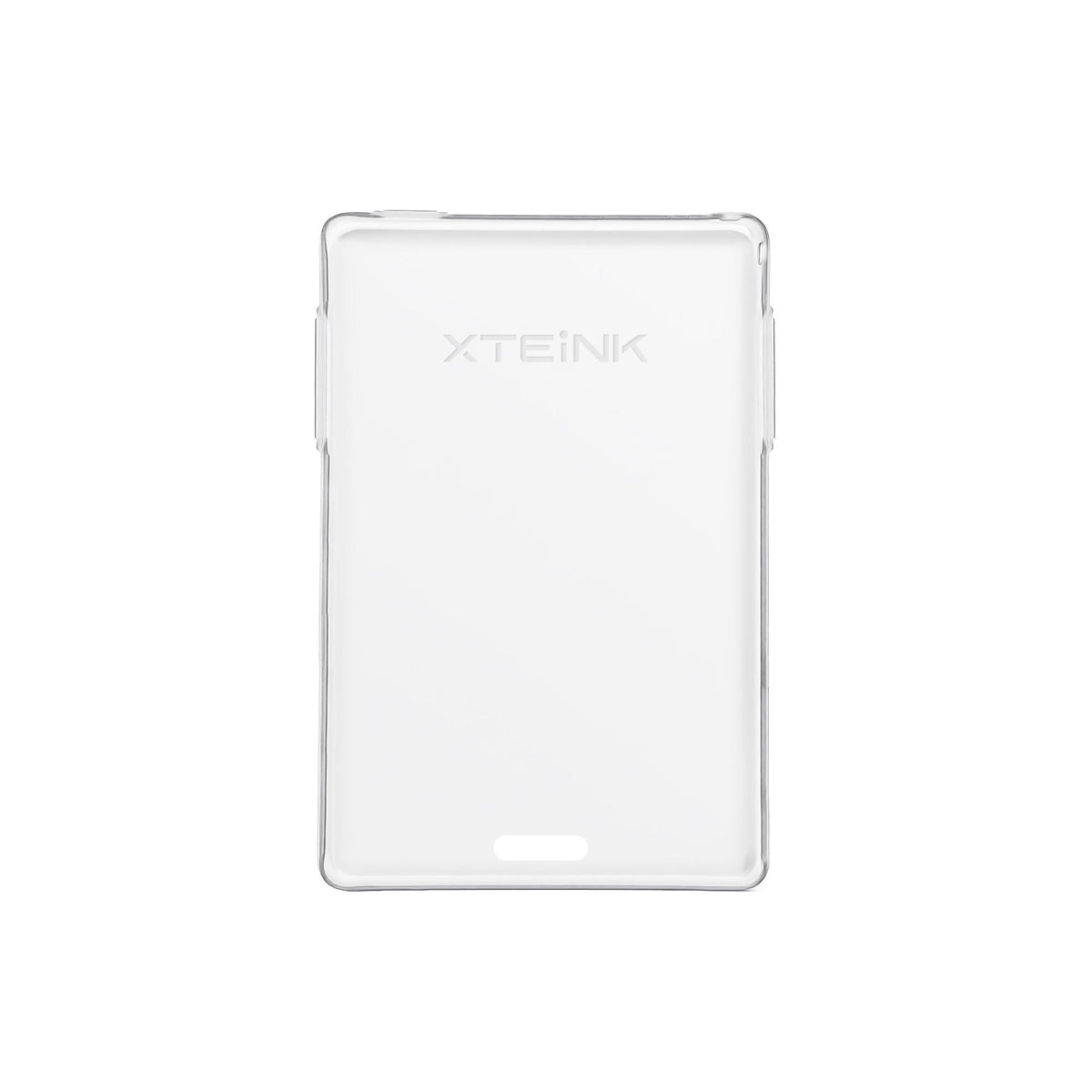 Protective phone case, mist white translucent with XTEINK logo and cutout