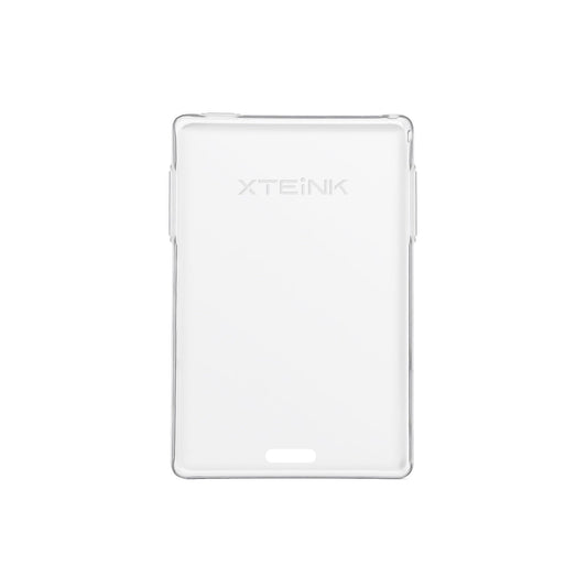 Protective phone case, mist white translucent with XTEINK logo and cutout