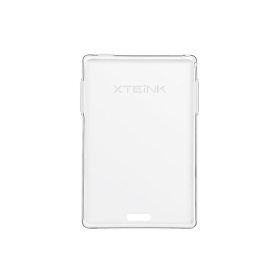 Protective phone case, mist white translucent with XTEINK logo and cutout